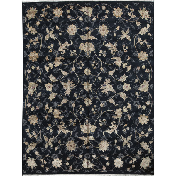 Bokara Rug Co., Inc. HandKnotted HighQuality Black Area Rug Wayfair